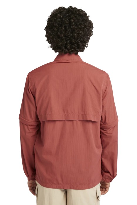 Dwr Convertible Overshirt Erkek Gömlek - TB0A68C9 Nar Çiçeği