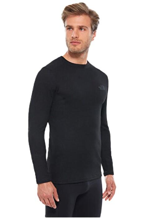 The North Face - Easy L/S Crew Neck Erkek Uzun Kollu T-Shirt - NF0A4CB8 Siyah