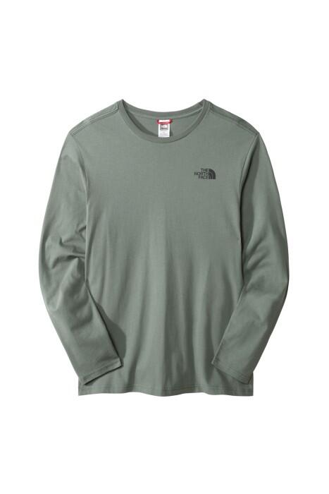 The North Face - Easy Tee - Eu Erkek Uzun Kollu T-Shirt - NF0A2TX1 Yeşil