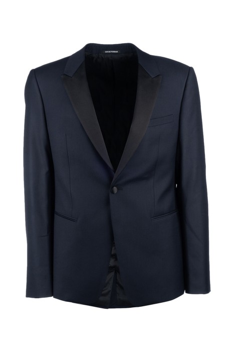 Emporio Armani - Emporio Armani Erkek Blazer Ceket - 01G24001047 Siyah