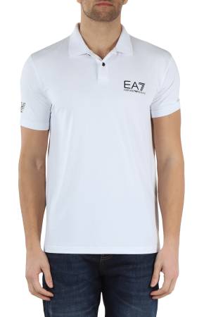 Emporio Armani Erkek Polo Yaka T-Shirt - 8NPF23PJEMZ Beyaz - Thumbnail