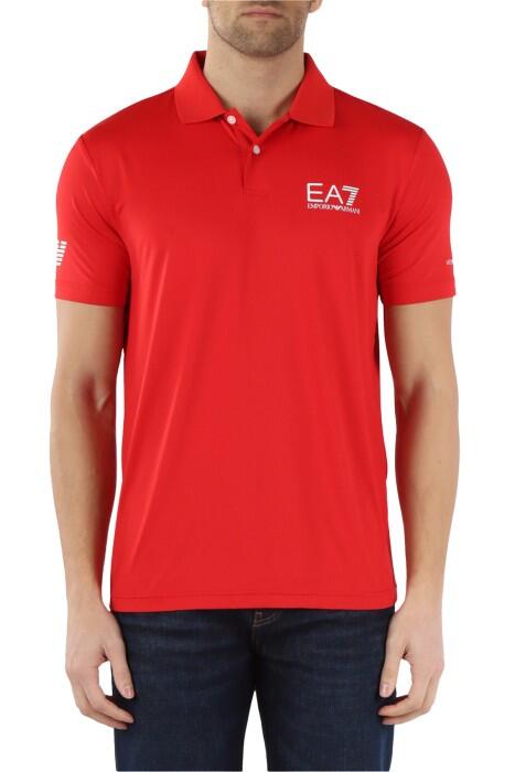 Emporio Armani - Emporio Armani Erkek Polo Yaka T-Shirt - 8NPF23PJEMZ Kırmızı