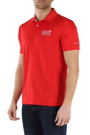 Emporio Armani Erkek Polo Yaka T-Shirt - 8NPF23PJEMZ Kırmızı - Thumbnail