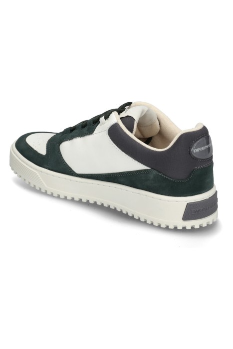 Emporio Armani Erkek Sneaker - X4X636XR156 Beyaz/Yeşil