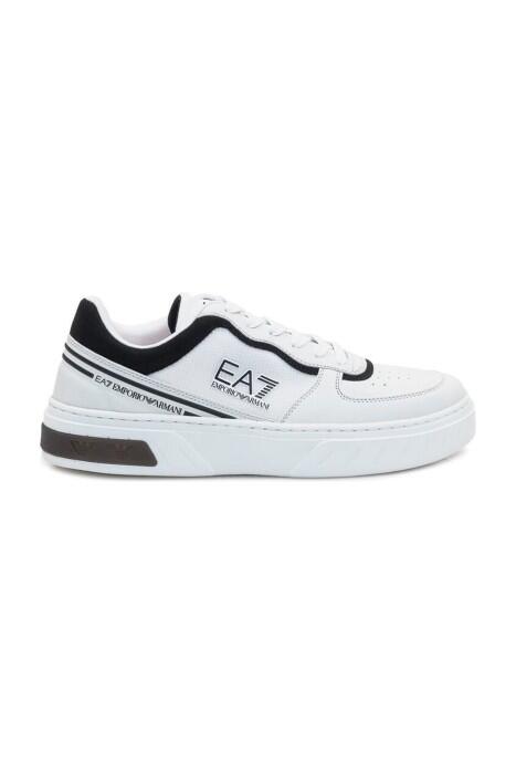 Emporio Armani - Emporio Armani Erkek Sneaker - X8X173XK374 Beyaz/Siyah