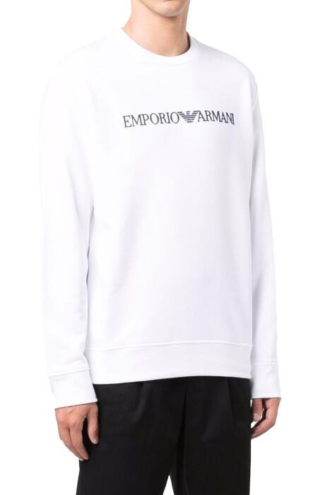 Emporio Armani Erkek SweatShirt - 8N1MR61JRIZ Ekru