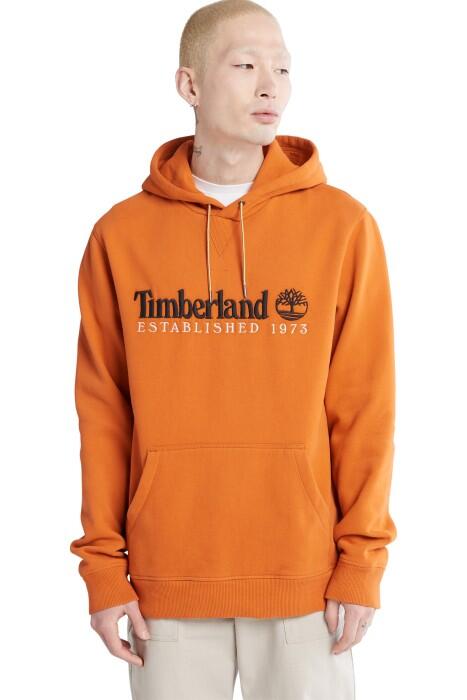 Timberland - Est 1973 Hoodie Erkek SweatShirt - TB0A2CRM Kahverengi