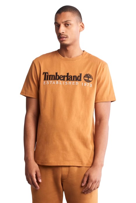 Timberland - Est 1973 Tee Erkek T-Shirt - TB0A2CMA Açık Kahverengi