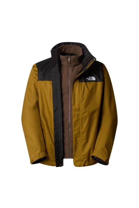 The North Face - Evolve Iı Triclimate Erkek Mont - NF00CG55 Siyah/Hardal