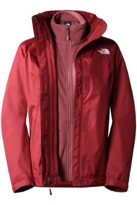 The North Face - Evolve Ii Triclimate Kadın Mont - NF00CG56 Cordovan-Yabani Zencefil