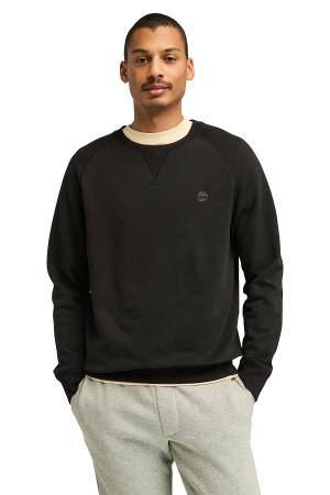 Exeter River Brushed Back Crew Erkek SweatShirt - TB0A2BNK Siyah - Thumbnail