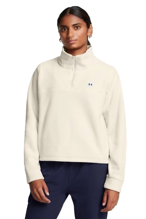 Under Armour - Expanse Fleece HZ Kadın SweatShirt - 1387024 Beyaz