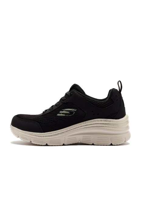 Skechers - Fashion Fit Kadın Ayakkabı - 896294TK Siyah/Gold