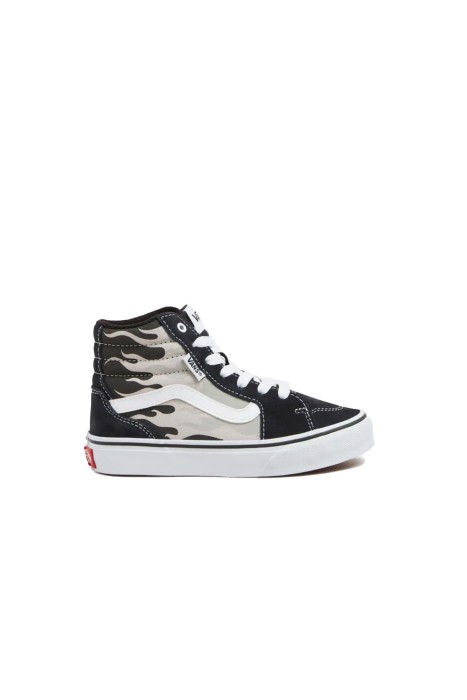 Vans - Filmore Hi Çocuk Ayakkabı - VN000CWY Gri/Beyaz