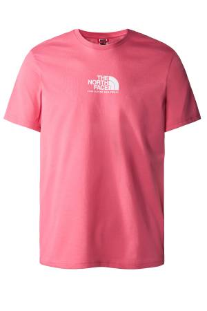 Fıne Alpıne Equıpment Tee 3 - Eu Erkek T-Shirt - NF0A4SZU Pembe - Thumbnail