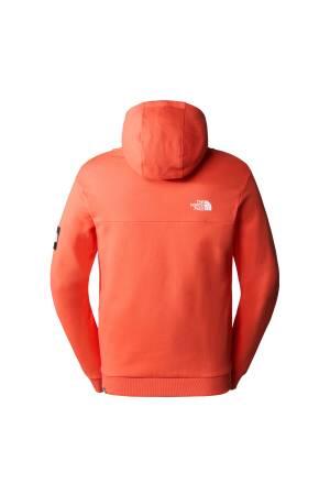 Fıne Alpine Hd Erkek SweatShirt - NF0A3XY3 Turuncu - Thumbnail