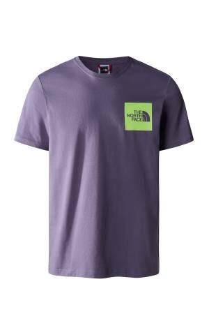 Fine Tee Erkek T-Shirt - NF00CEQ5 Mor - Thumbnail