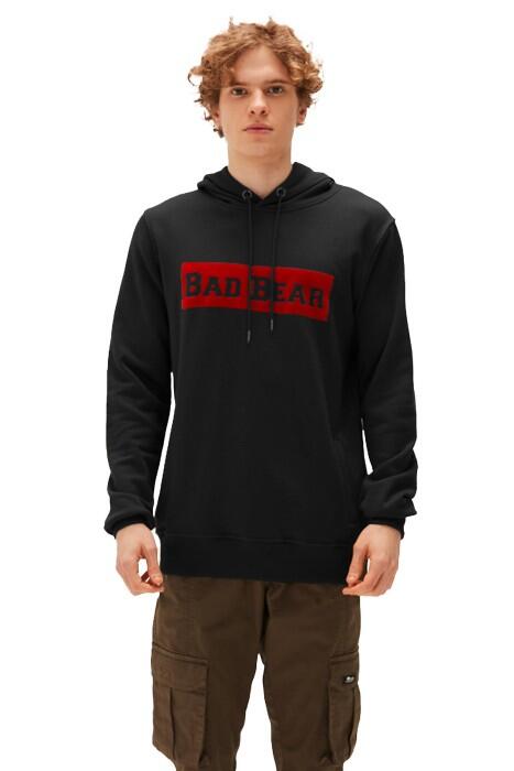 Bad Bear - Flog Hoodie Erkek SweatShirt - 22.02.12.015 Siyah