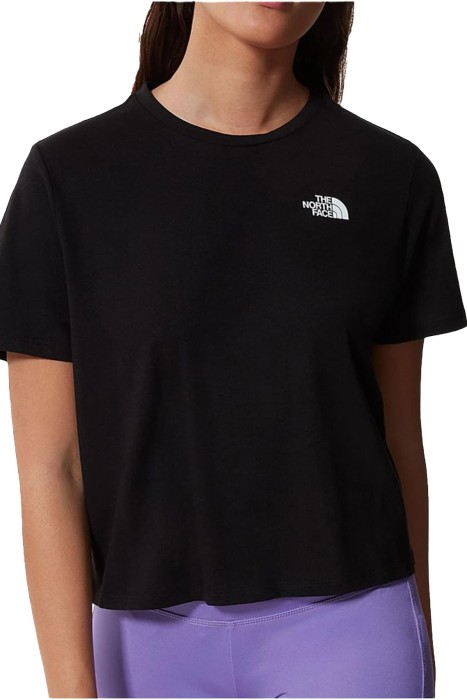 The North Face - Foundation Crop Tee - Eu Kadın T-Shirt - NF0A55AY Siyah