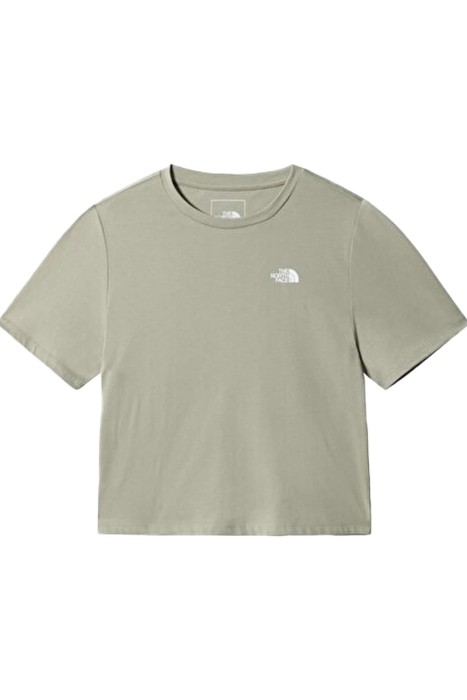 The North Face - Foundation Crop Tee - Eu Kadın T-Shirt - NF0A55AY Yeşil