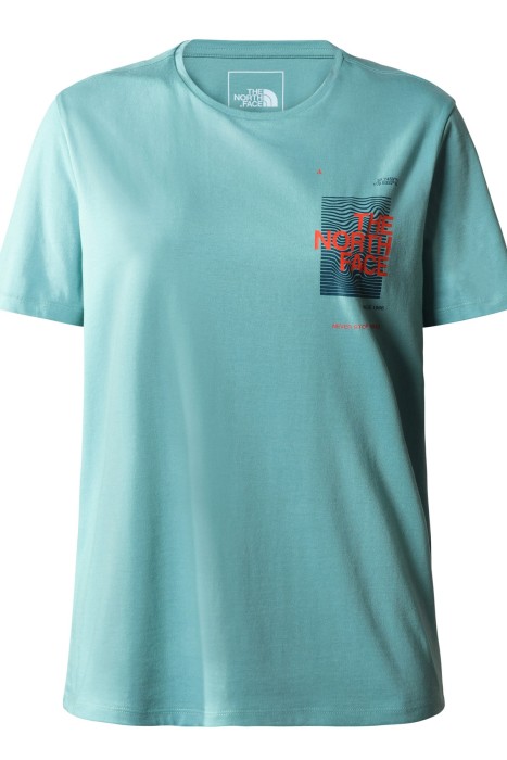 Foundatıon Graphıc Tee Kadın T-Shirt - NF0A55B2 Su Yeşili