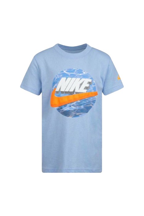 Nike Kids - Futura Tide Pool Çocuk T-Shirt - 86H775 Açık Mavi