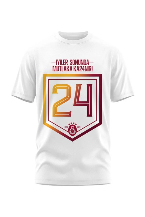 Nike GS - Galatasaray 24 Şampiyonluk Erkek T-Shirt - E241489 Beyaz