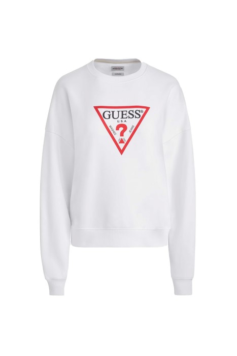 Gj Cn Os Iconic Tria Kadın SweatShirt - W4YQ00KC811 Beyaz