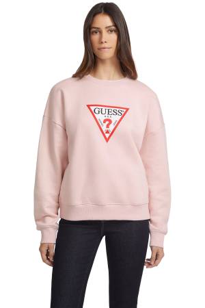 Gj Cn Os Iconic Tria Kadın SweatShirt - W4YQ00KC811 Pembe - Thumbnail