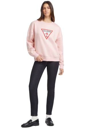 Gj Cn Os Iconic Tria Kadın SweatShirt - W4YQ00KC811 Pembe - Thumbnail