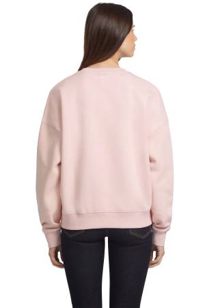 Gj Cn Os Iconic Tria Kadın SweatShirt - W4YQ00KC811 Pembe - Thumbnail