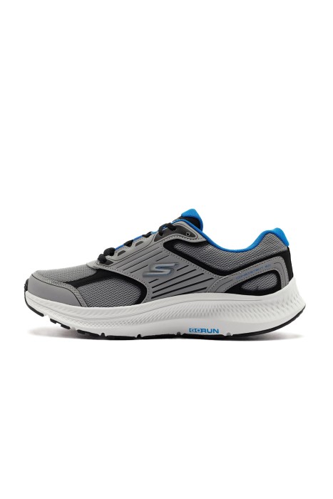 Skechers - Go Run Consistent 2.0 Erkek Ayakkabı - 220866 Gri/Siyah