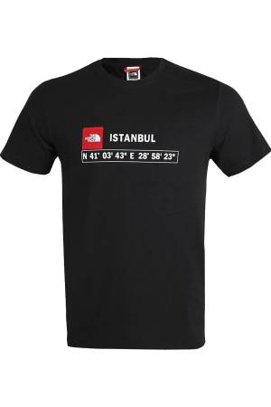 Gps Tee Istanbul Rec Erkek T-Shirt - NF0A7ZC2 Siyah - Thumbnail