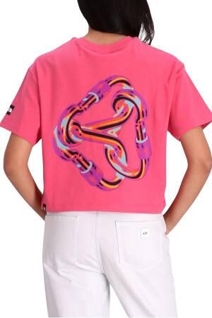 Graphıc Kadın Crop T-Shirt - NF0A823Z Pembe - Thumbnail