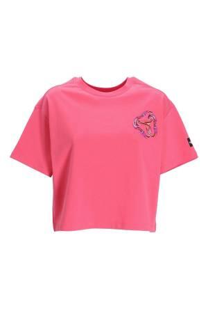 Graphıc Kadın Crop T-Shirt - NF0A823Z Pembe - Thumbnail