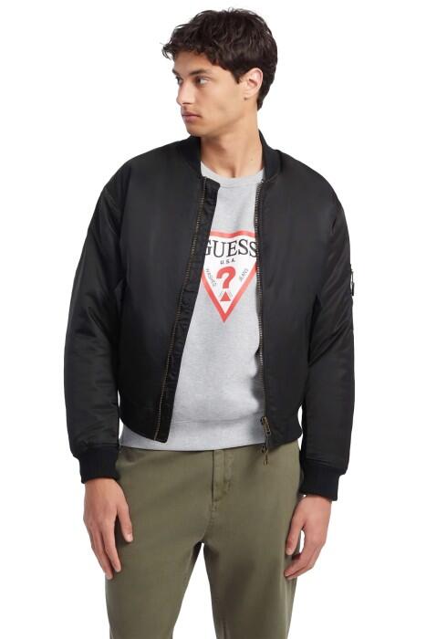 Guess - Guess Erkek Bomber Ceket - M4YL01WG932 Siyah