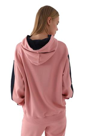 Harvard Kadın SweatShirt - L1627-XS Pembe - Thumbnail