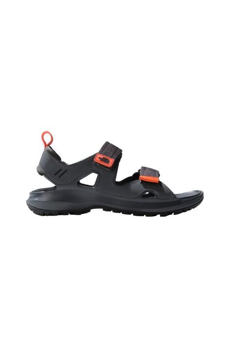 The North Face - Hedgehog Erkek Outdoor Sandalet - NF0A46BH Asfalt Gri/Turuncu