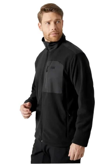 Helly Hansen - Helly Hansen Block Fullzip Erkek Polar - 12009 Siyah