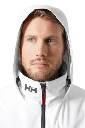 Helly Hansen Crew Hooded Midlayer 2 Erkek Mont - 34442 Beyaz - Thumbnail