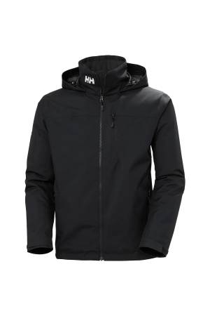 Helly Hansen Crew Hooded Midlayer 2 Erkek Mont - 34442 Siyah - Thumbnail
