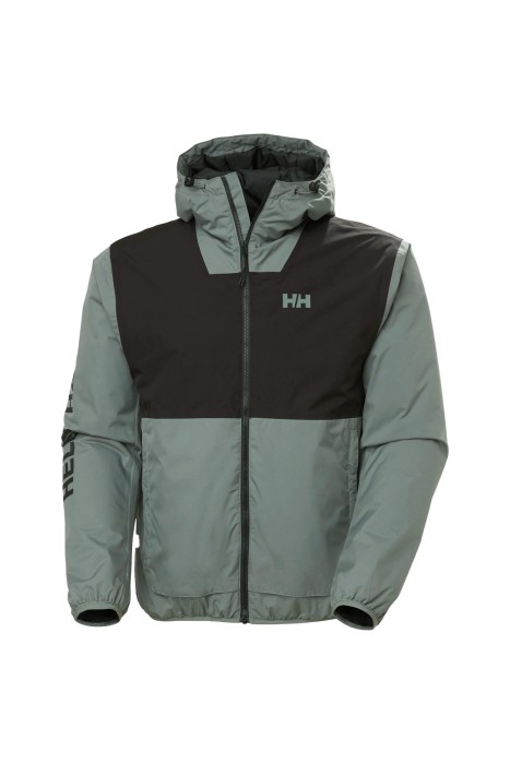 Helly Hansen - Helly Hansen Ervık Ins Raın Erkek Yağmurluk - 53983 Gri