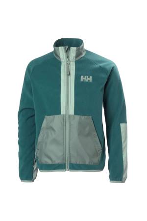 Helly Hansen Jr Marka Çocuk Polar Mont - 41811 Petrol Yeşili - Thumbnail