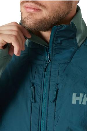 Helly Hansen Versalite Hybrid Fleece Erkek Mont - 63347 Gri - Thumbnail