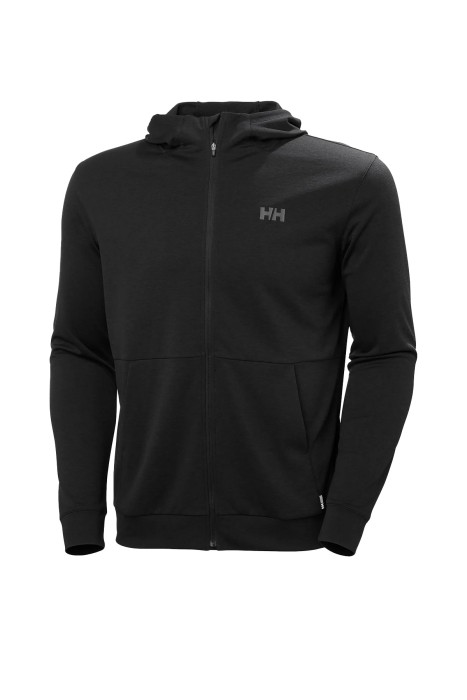 Hh Lifa Tech Lite Zip Erkek Kapüşonlu SweatShirt - 63267 Siyah