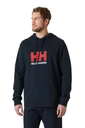 Hh Logo 2.0 Kapüşonlu Erkek SweatShirt - 30394 Lacivert - Thumbnail