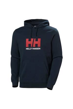 Hh Logo 2.0 Kapüşonlu Erkek SweatShirt - 30394 Lacivert - Thumbnail