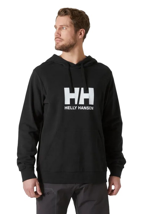 Helly Hansen - Hh Logo 2.0 Kapüşonlu Erkek SweatShirt - 30394 Siyah