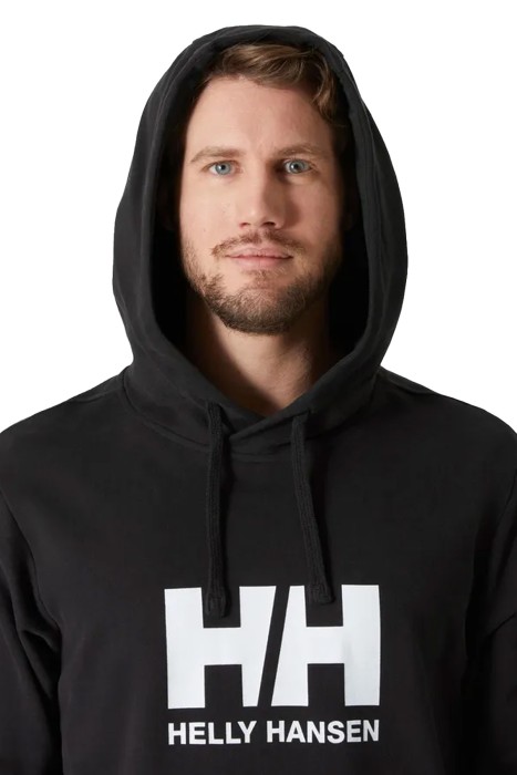 Hh Logo 2.0 Kapüşonlu Erkek SweatShirt - 30394 Siyah