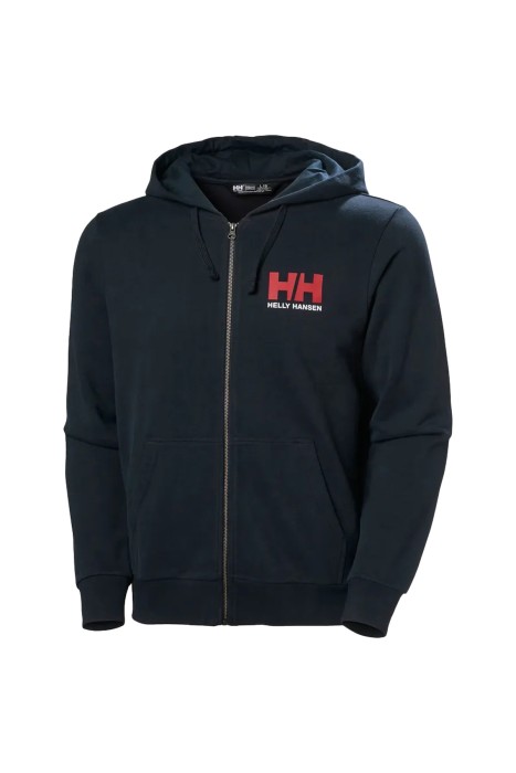 Hh Logo Full Zıp 2.0 Kapişonlu Erkek SweatShirt - 30393 Lacivert